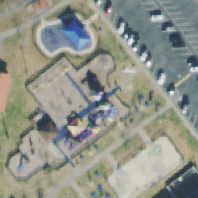Aerial photo of The planet playground
