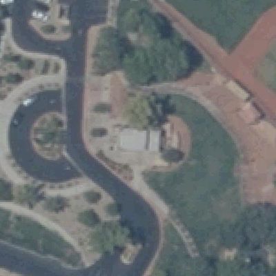 Aerial photo of The Trails Park & Pool