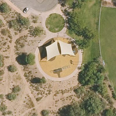 Aerial view of Thompson Peak Park