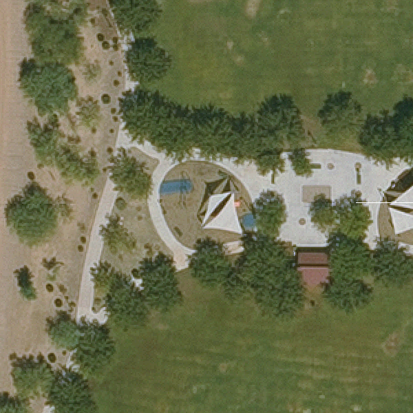 Aerial view of Tibshraeny Family Park