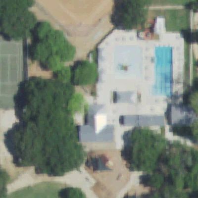 Aerial view of Tietze Park