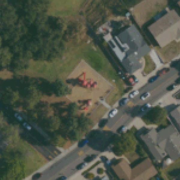 Aerial view of Tiffany Park