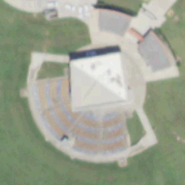 Aerial photo of Tom Bass Pavillion