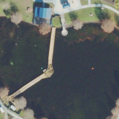 Aerial photo of Torcaso Cove
