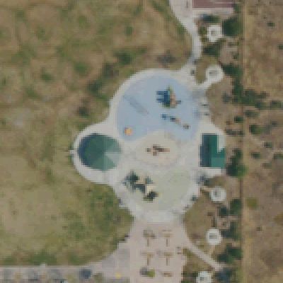 Aerial view of Torrey Meadows Park