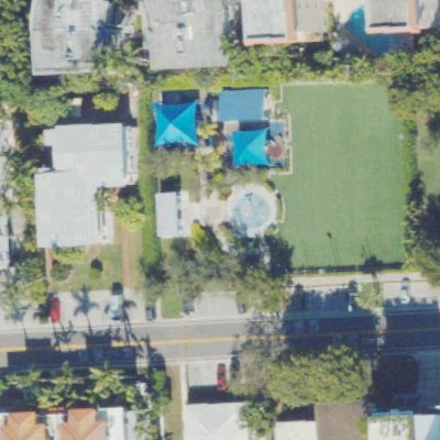Aerial view of Town of Bay Harbor Islands Park