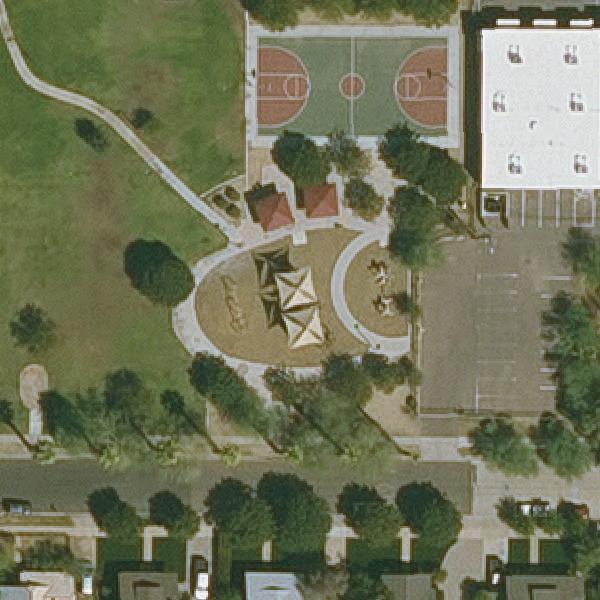 Aerial view of Townsend Park