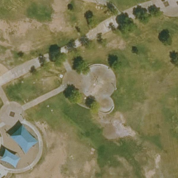 Aerial view of Trailside Point Park