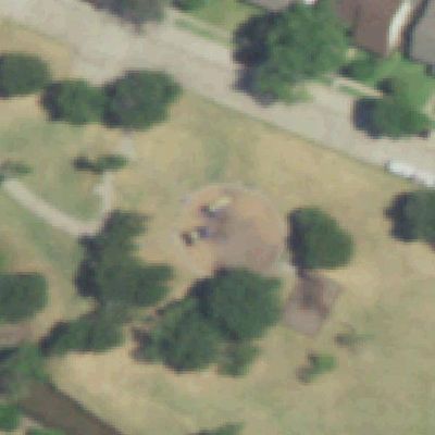 Aerial view of Tree Line Park