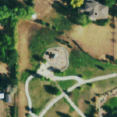 Aerial photo of Treehouse Playground