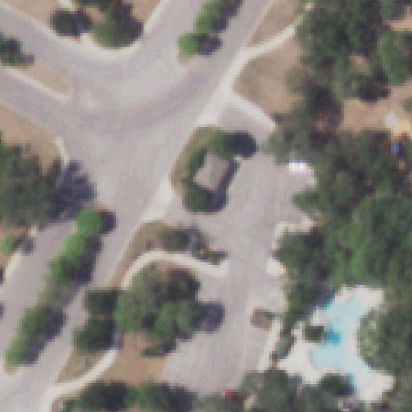 Aerial photo of Triana Park and Pool