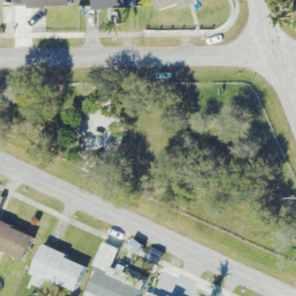 Aerial view of Triangle Park