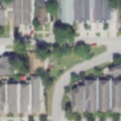 Aerial view of Triangle Park