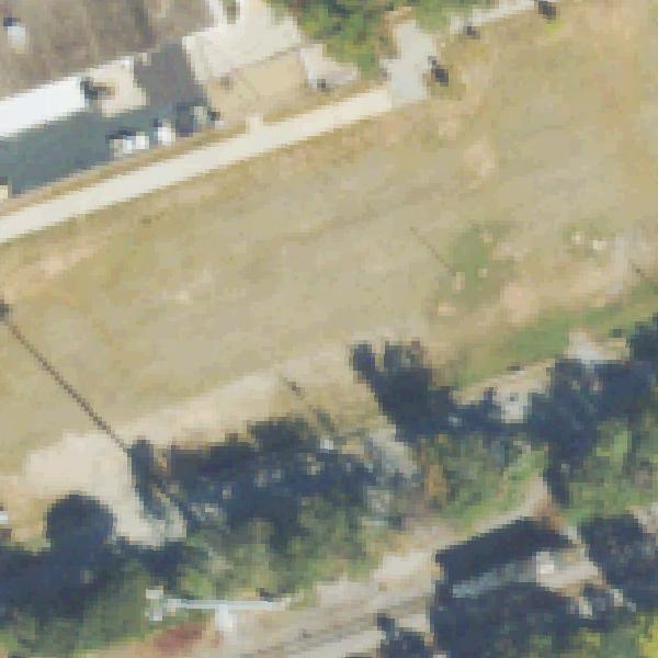 Aerial view of Tucker Town Green