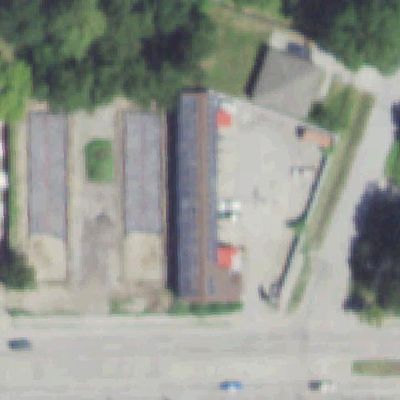 Aerial photo of Tuffly Park