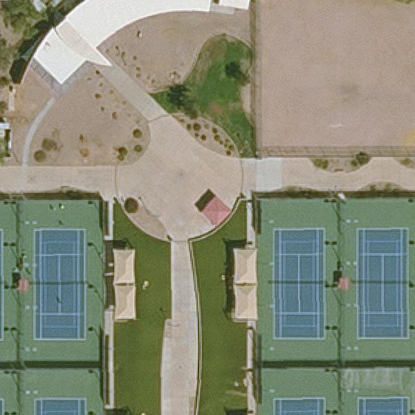 Aerial view of Tumbleweed Park