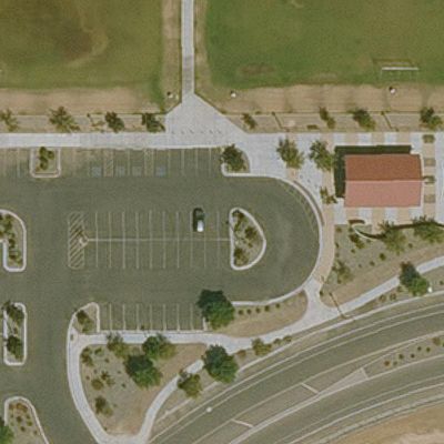 Aerial view of Tumbleweed Park Multi-Use Fields