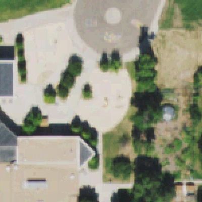 Aerial photo of Two Creeks Park