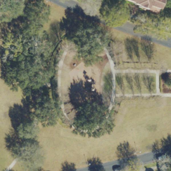 Aerial view of Union Park Playground