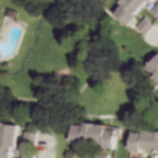 Aerial view of University Place Park