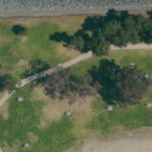 Aerial view of Vacation Isle Park