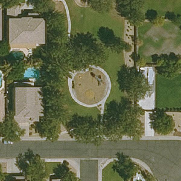 Aerial view of Val Vista Meadows Park