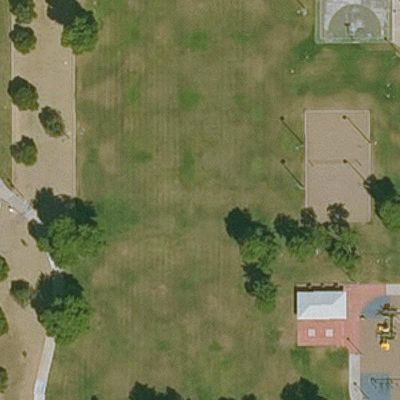 Aerial view of Valencia Park
