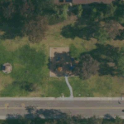 Aerial view of Valle Lindo Park