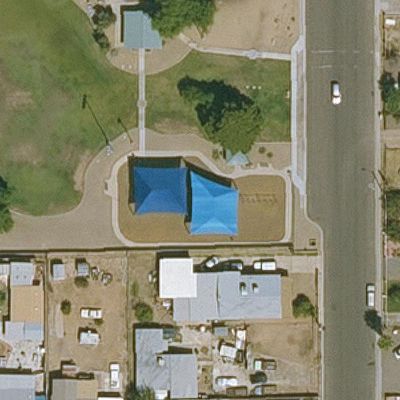 Aerial view of Varney Park