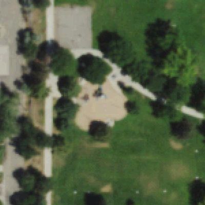 Aerial photo of Verbena Park