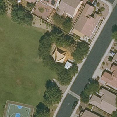 Aerial view of Veteran's Park