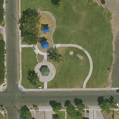 Aerial view of Veteran's Park