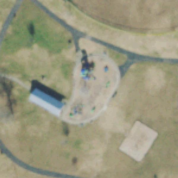Aerial photo of Veterans Memorial Park