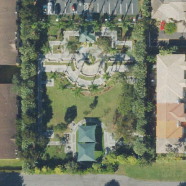 Aerial view of Veterans Park