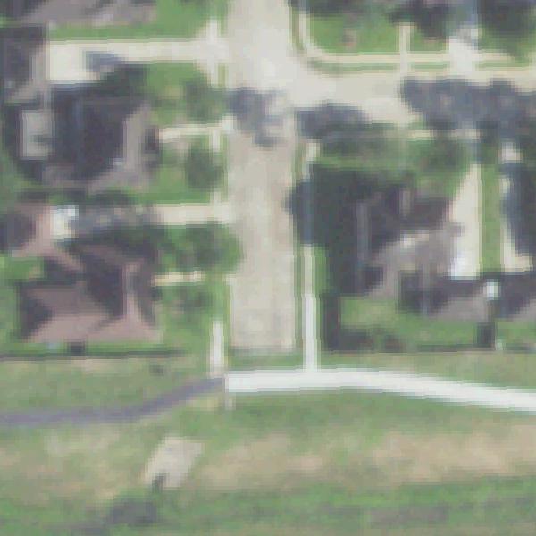 Aerial photo of Vicksburg Community Walking Path