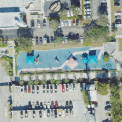Aerial view of Victory Park