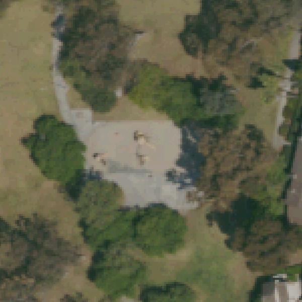 Aerial view of Villa La Jolla Park