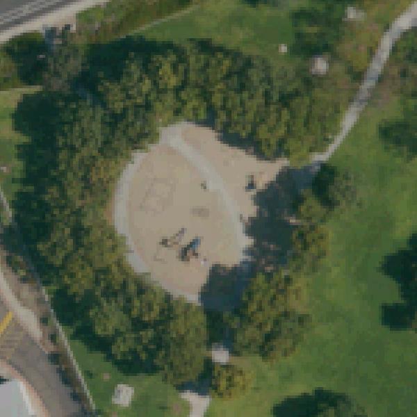Aerial view of Villa Norte Park
