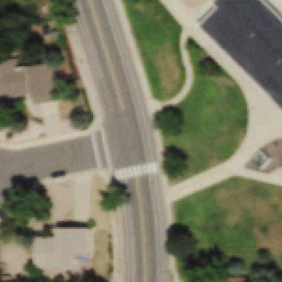 Aerial photo of Village East Playground