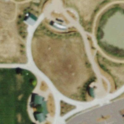 Aerial photo of Village Greens Park