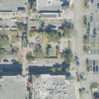 Aerial view of Village Park