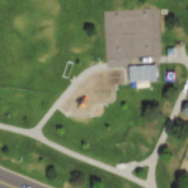 Aerial photo of Village place park