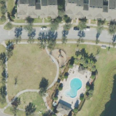 Aerial view of Vineyard Community Clubhouse Playground