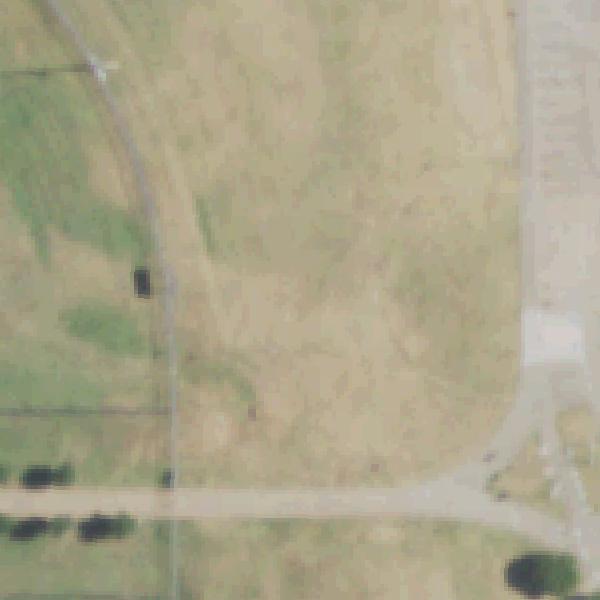 Aerial view of Virginia Weaver Park
