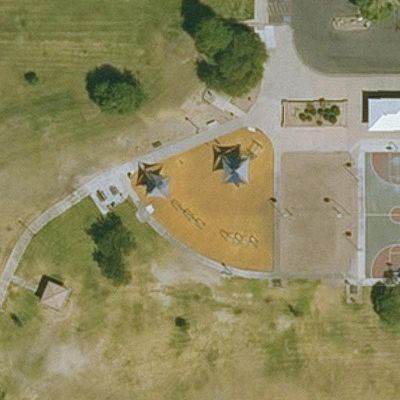 Aerial view of Vista Canyon Park