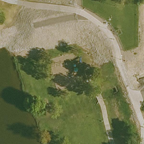 Aerial view of Vista del Camino Playground
