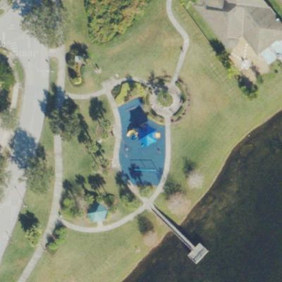 Aerial view of Vista Lake Playground