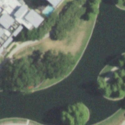 Aerial photo of Vitruvian Park