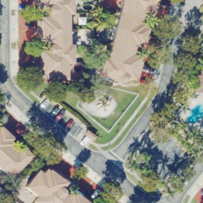 Aerial view of Vizcaya Santorini Townvillas’ Playground