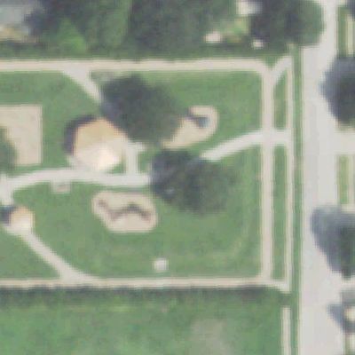 Aerial view of Vogel Creek Skatepark